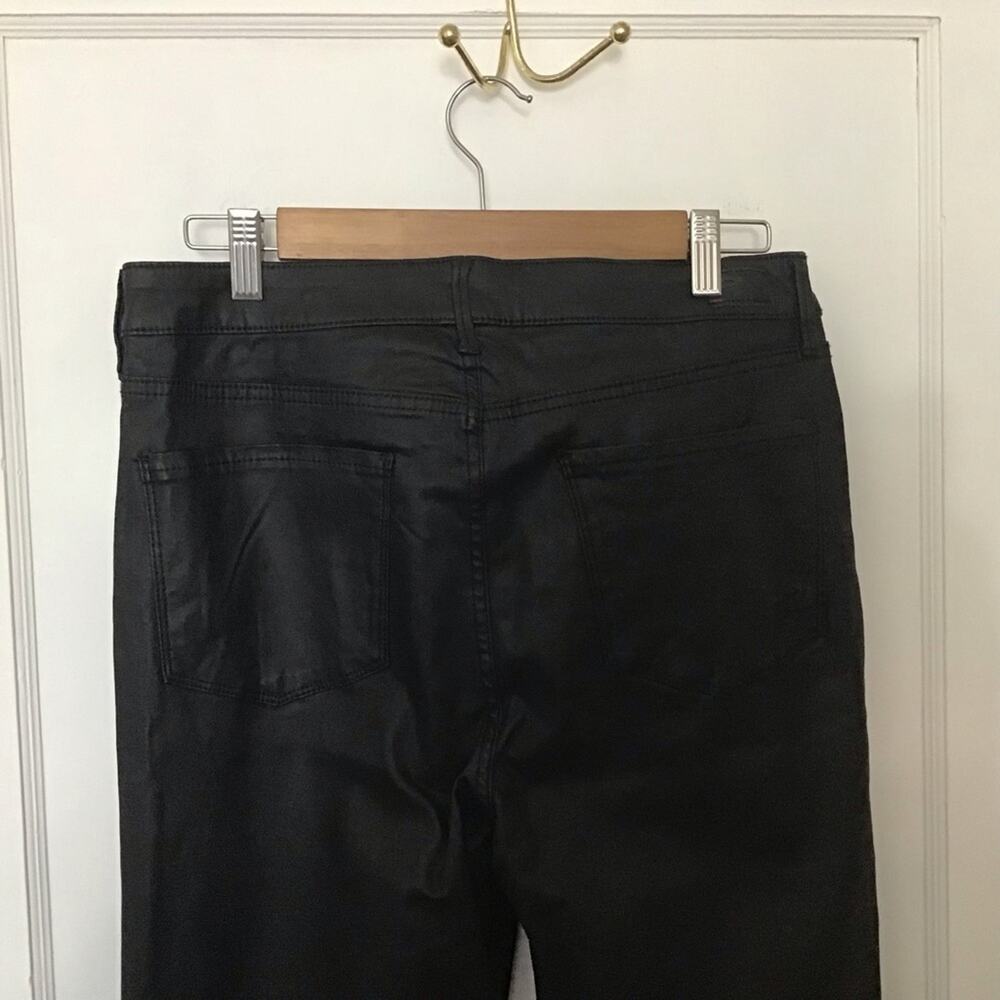 NWT Seven7 Matte Black Coated Skinny Jeans 14 12 10 - Picture 9 of 14